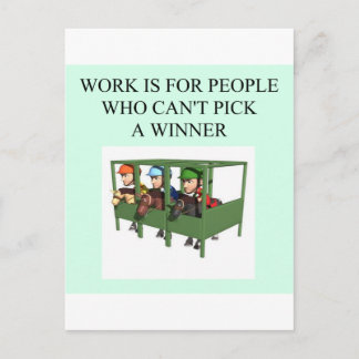 Carte Postale conception de course à cheval élevé complet