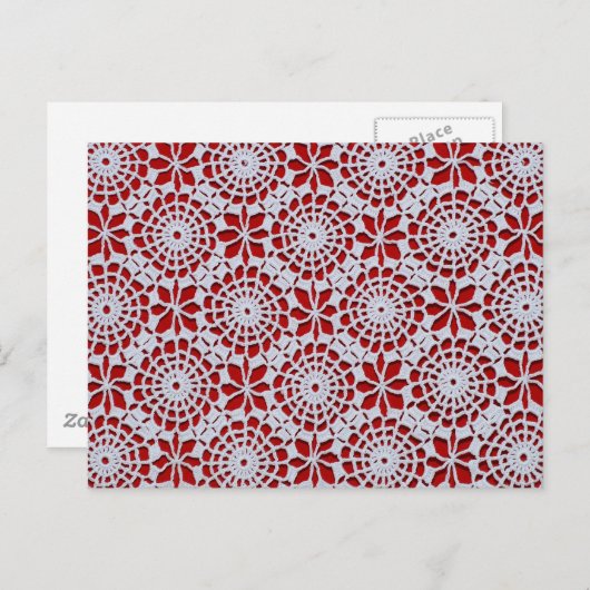 Carte Postale Conception de Crochet (Devant / Derrière)