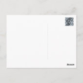 Carte Postale Conception de cube 3D monochrome (Dos)