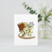 Carte Postale Conception de dés de classe (Debout devant)