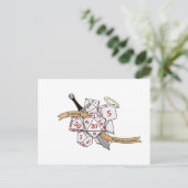 Carte Postale Conception de dés Paladin (Debout devant)