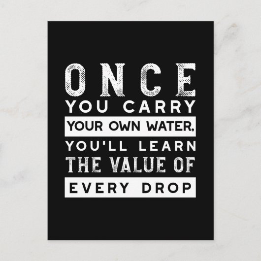 Carte Postale Conception de devis de sagesse - Valeur de chaque  (Devant)