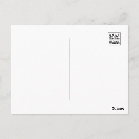 Carte Postale Conception de devis de sagesse - Valeur de chaque (Dos)