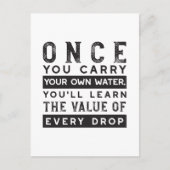 Carte Postale Conception de devis de sagesse - Valeur de chaque (Devant)