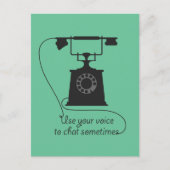 Carte Postale Conception de devis pour encourager la communicati (Devant)