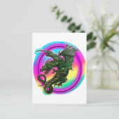 Carte Postale Conception de dragon (Debout devant)
