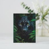 Carte Postale Conception de faune de jungle de panthère noire my (Debout devant)