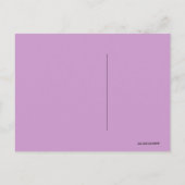 Carte Postale Conception de fleurs abstraites Lacy de couleur po (Dos)