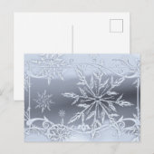 Carte Postale Conception de flocon de neige absolument époustouf (Devant / Derrière)