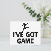Carte Postale Conception de football cool (Debout devant)
