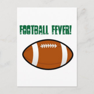 Carte Postale Conception de football vert