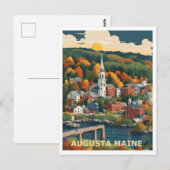Carte Postale Conception de graphisme à Augusta ME (Devant / Derrière)