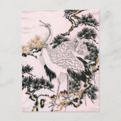 Carte Postale Conception de grue japonaise (Devant)