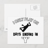 Carte Postale conception de handball (Devant / Derrière)