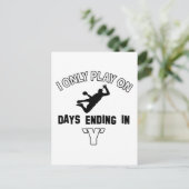 Carte Postale conception de handball (Debout devant)