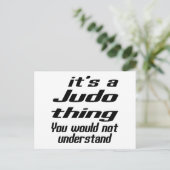 Carte Postale Conception de jeux de judo (Debout devant)