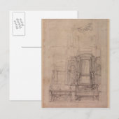Carte Postale Conception de la chapelle Médicis (Devant / Derrière)