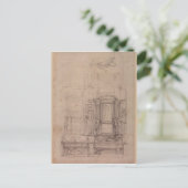 Carte Postale Conception de la chapelle Médicis (Debout devant)