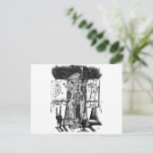 Carte Postale Conception de la lumière sur la lune (Debout devant)