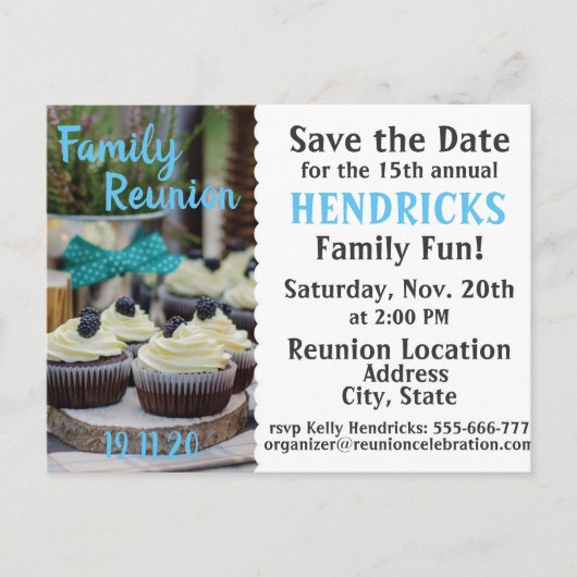 Carte Postale Conception de la réunion familiale (Devant)