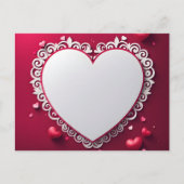 Carte Postale Conception de la Saint Valentin (Devant)