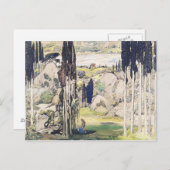 Carte Postale Conception de la scène pour l'Acte I de 'Daphnis e (Devant / Derrière)