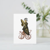 Carte Postale Conception de la série Gold SteamPunk 5  (Debout devant)