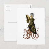 Carte Postale Conception de la série Gold SteamPunk 5  (Devant / Derrière)