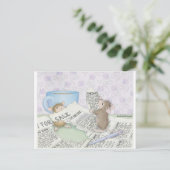 Carte Postale Conception de la souris - (Debout devant)