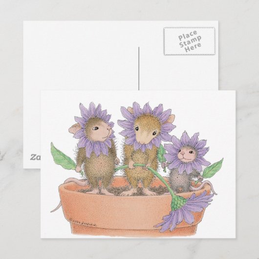 Carte Postale Conception de la souris - (Devant / Derrière)