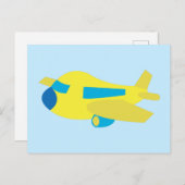 Carte Postale Conception de l'avion (Devant / Derrière)