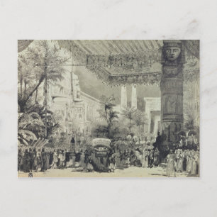 Carte Postale Conception de l'étape pour l'acte final