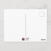 Carte Postale Conception de l'heure de cocktail du milieu du siè (Dos)