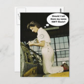 Carte Postale Conception de l'usine Rosie de la Seconde Guerre m (Devant / Derrière)