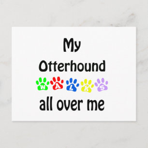 Carte Postale Conception de marches Otterhound