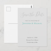 Carte Postale Conception de mariage professionnelle moderne, enr (Devant / Derrière)