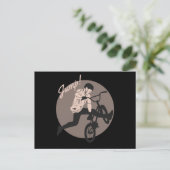 Carte Postale Conception de motard rétro - Saut (Debout devant)