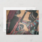 Carte Postale Conception de motifs artistiques de la tradition e (Devant / Derrière)