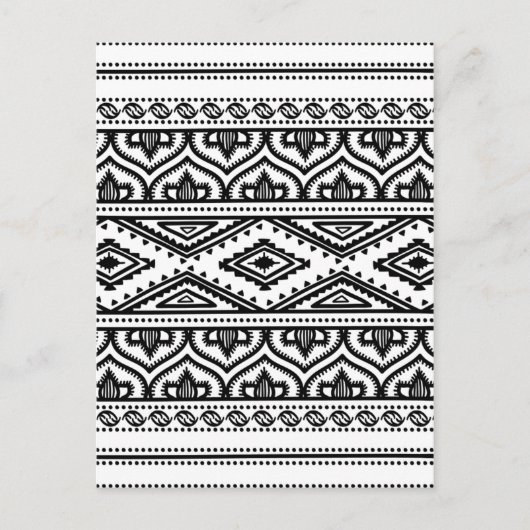 Carte Postale Conception de Motifs ethniques (Devant)