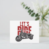 Carte Postale Conception de motocycle (Debout devant)
