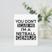 CARTE POSTALE CONCEPTION DE NETBALL GENIUS (Debout devant)