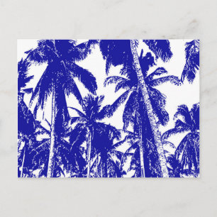 Carte Postale Conception de palmiers graphiques