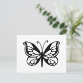 Carte Postale conception de papillon (Debout devant)