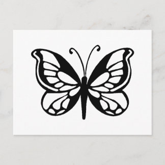 Carte Postale conception de papillon