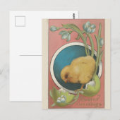 Carte Postale Conception de Pâques 1910 (Devant / Derrière)