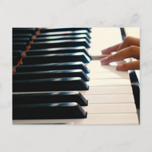 Carte Postale Conception de piano cool
