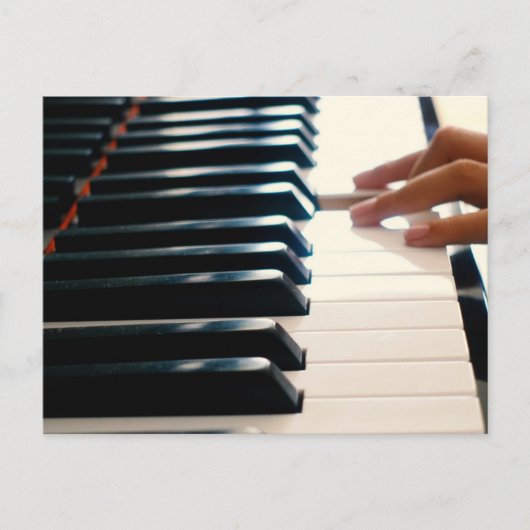 Carte Postale Conception de piano cool (Devant)