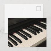 Carte Postale Conception de piano cool (Devant / Derrière)