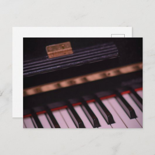 Carte Postale Conception de piano géniale (Devant / Derrière)