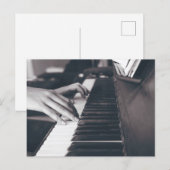 Carte Postale Conception de piano géniale (Devant / Derrière)